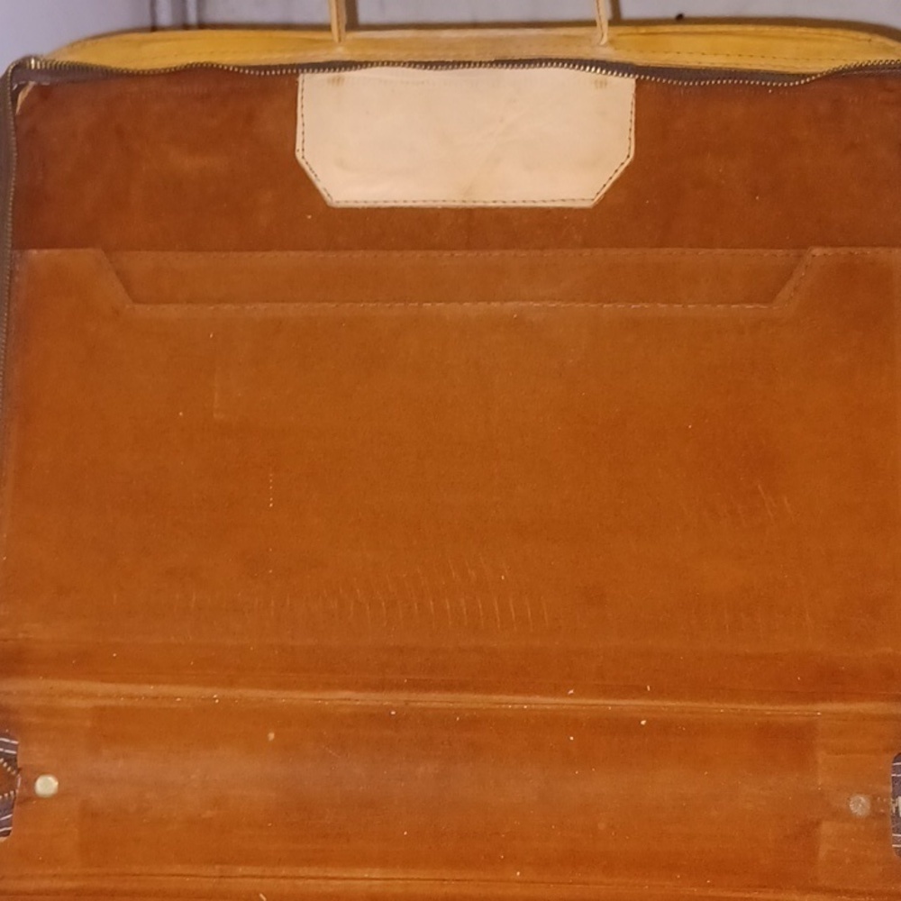 PYMSA Mexico Leather Portfolio Briefcase - Picture 9 of 13